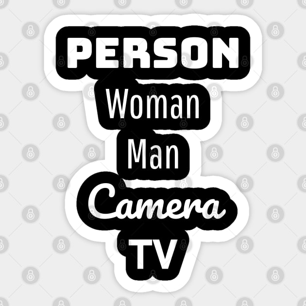 person woman man camera tv Sticker by Excela Studio